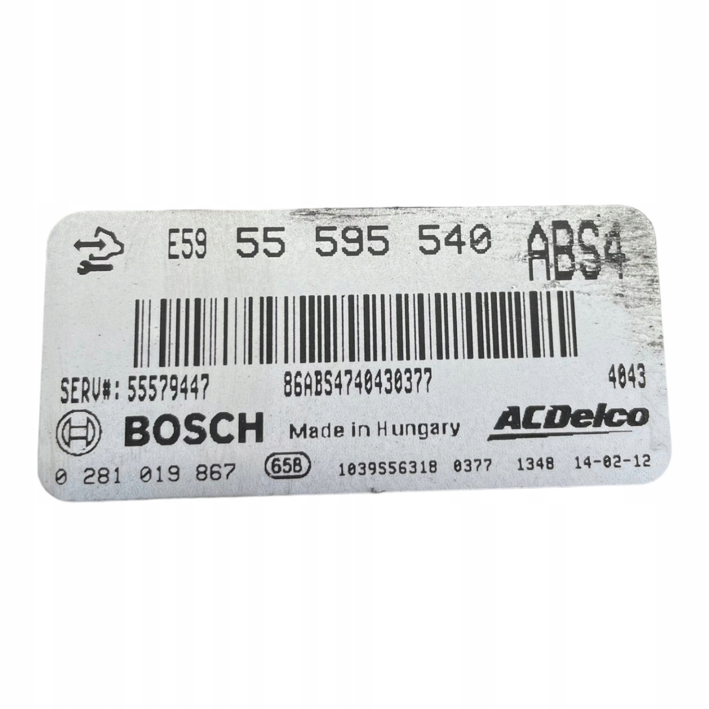 Opel Insignia A Computer ECU 2.0 CDTI 55595540