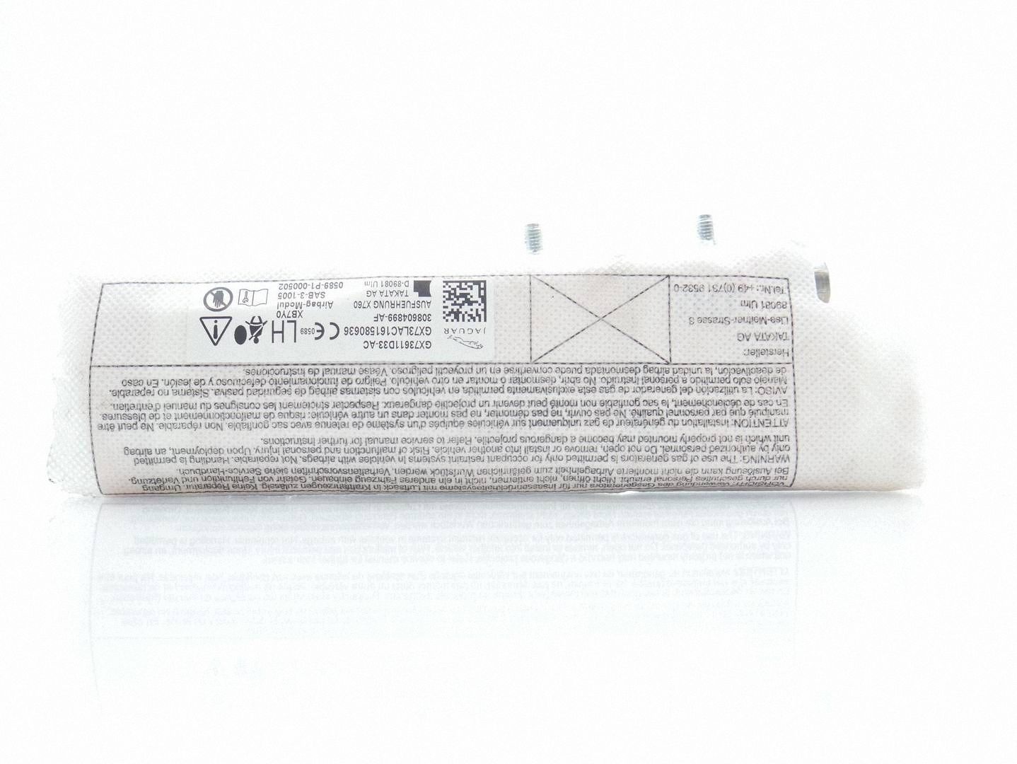 seat airbag airbag left JAGUAR XE X760 XF X260 GX73611D33-AC