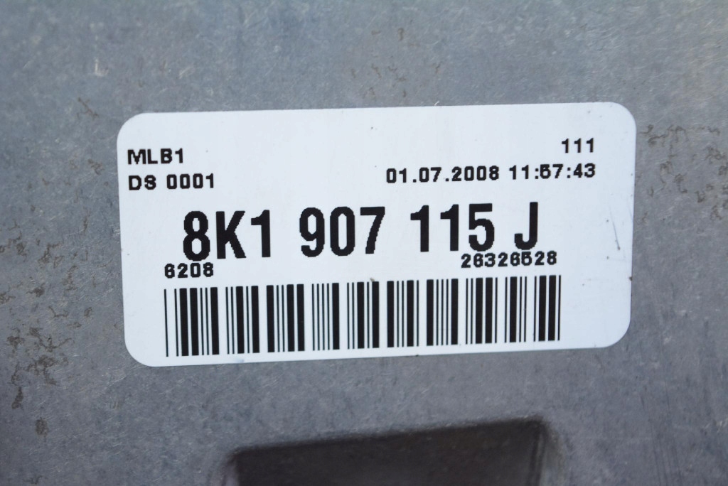 control unit computer of the engine 8K1907115J AUDI A4 B8 1.8 TFSI 160 KM 07-11