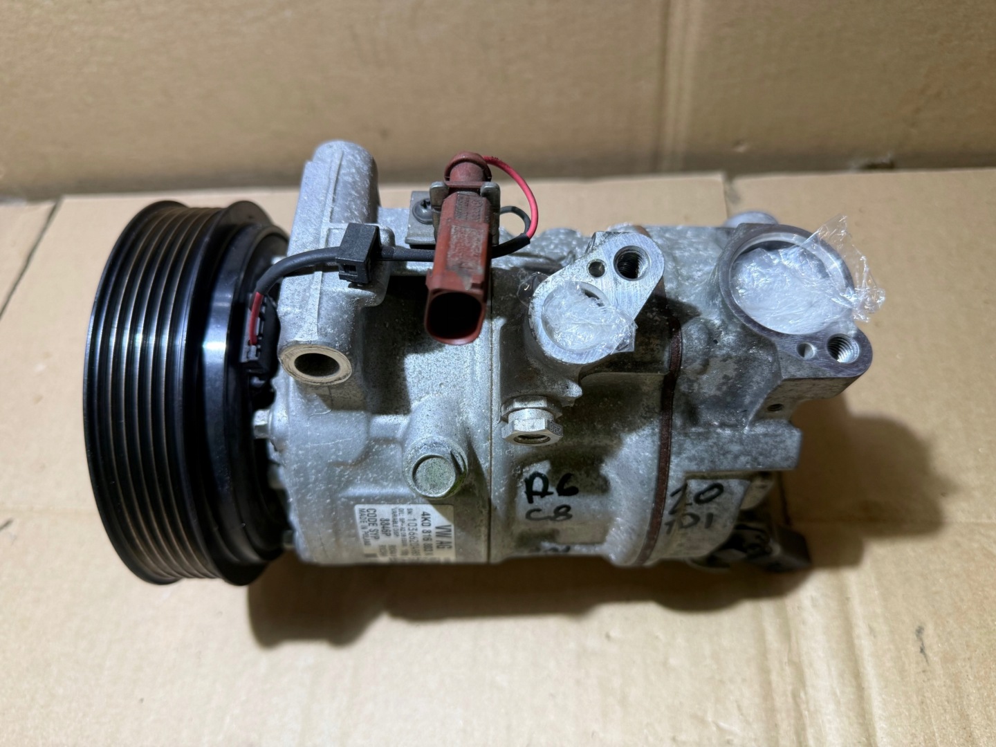 AUDI A6 C8 2.0 TDI compressor compressor; of the air conditioning 4K0816803K