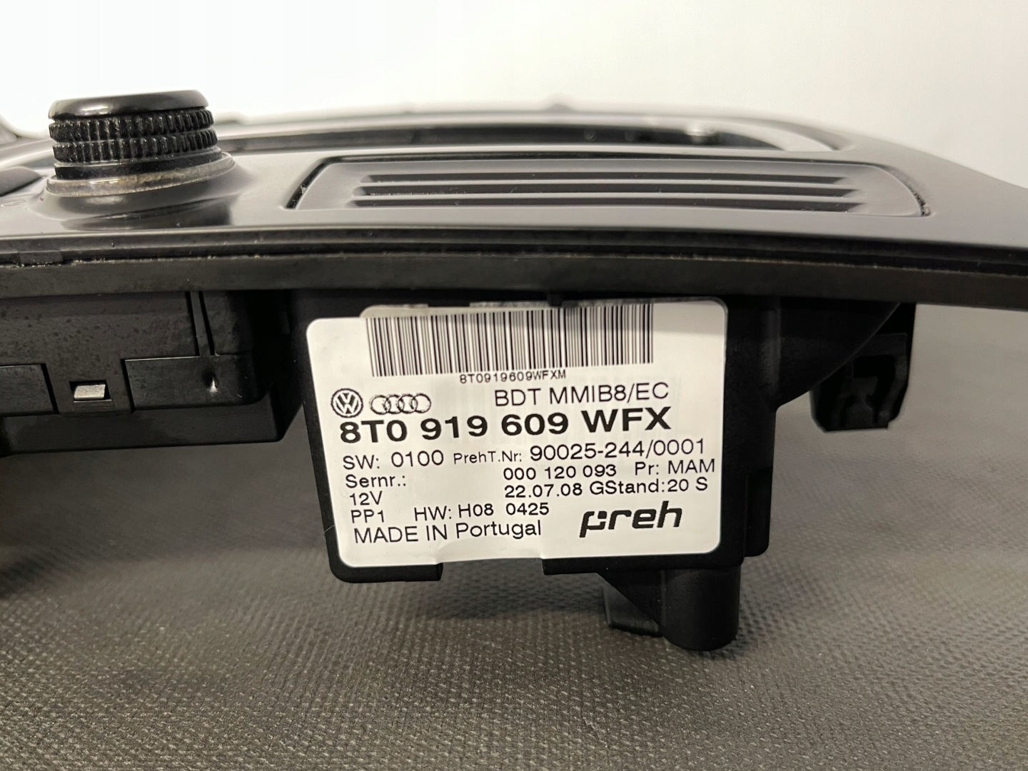 AUDI A4 B8 A5 8T control panel MMI 8T0919609