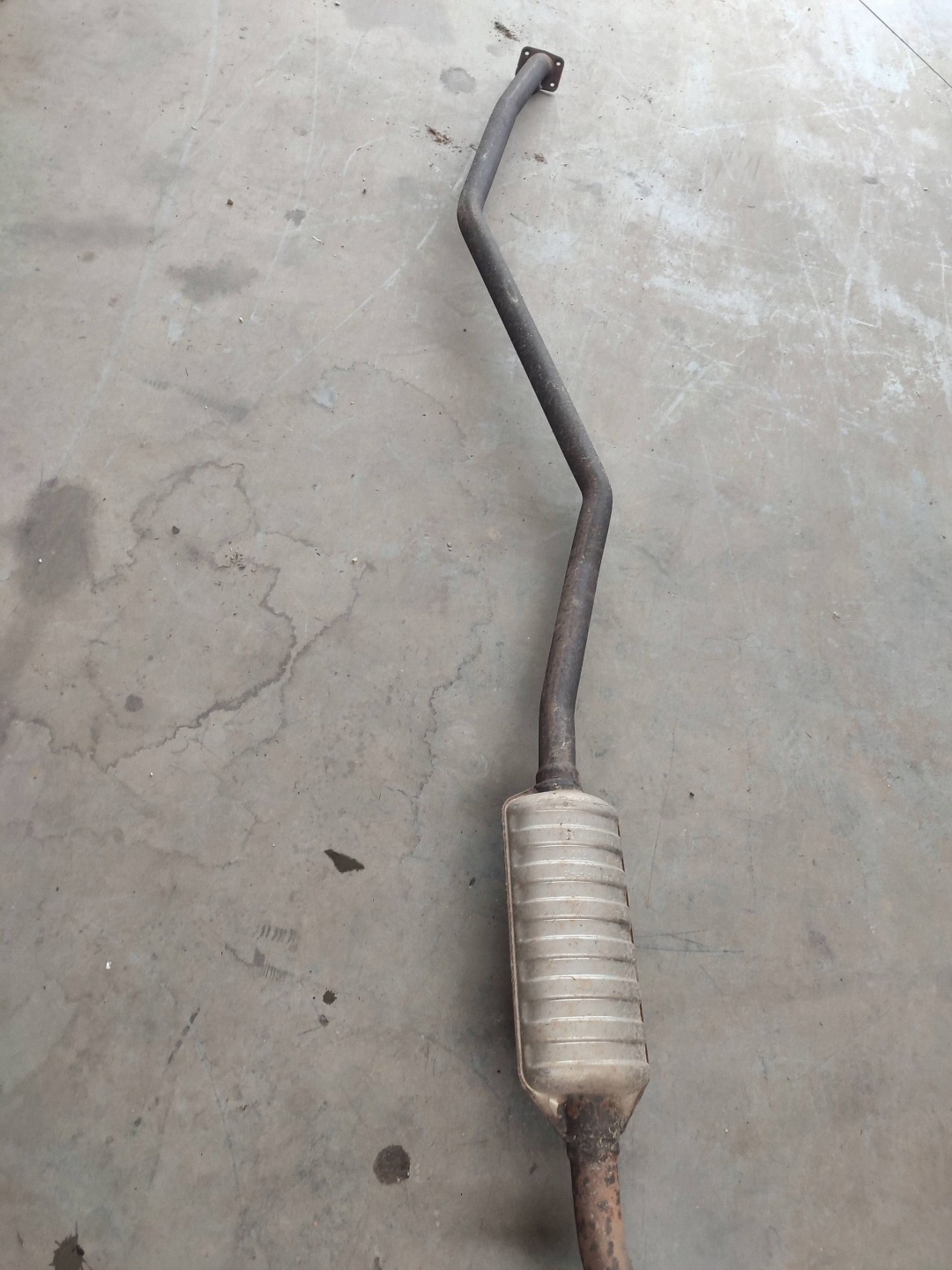 muffler, exhaust pipe exhaust BMW 3 E90 E91 N46B20B 7539583