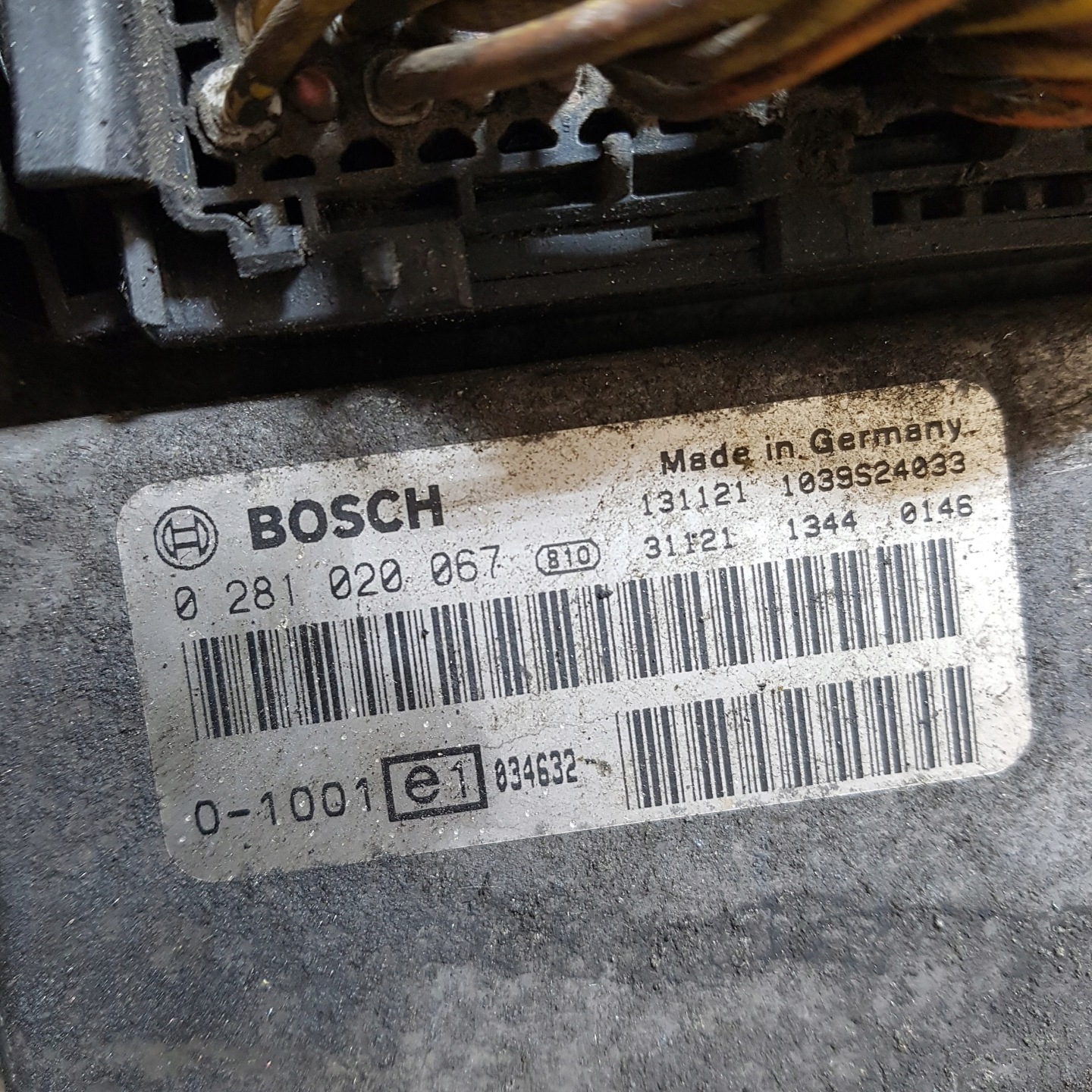 computer of the engine control unit MAN TGS 0281020067 10.0 D