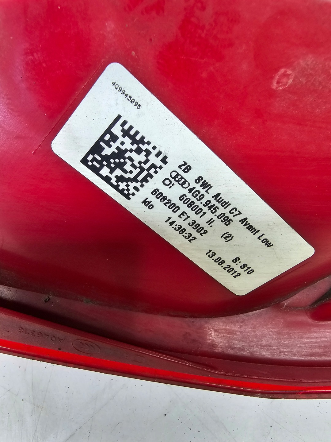 light left rear part W fender AUDI A6 C7 4G9945095 for ZAROWKI
