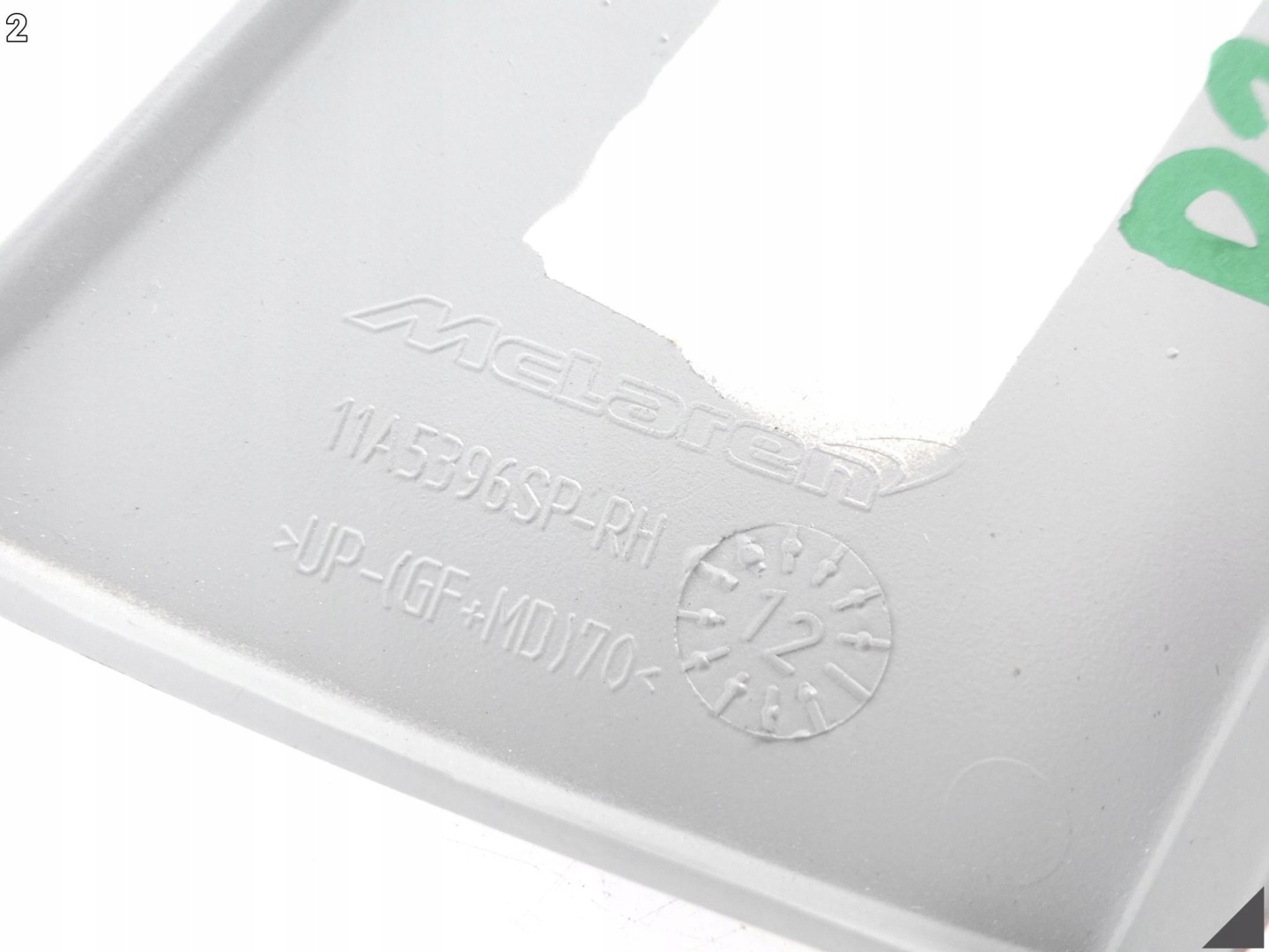 MCLAREN 650S / MP4-12C SPIDER moulding windows cover SLUPKA right front