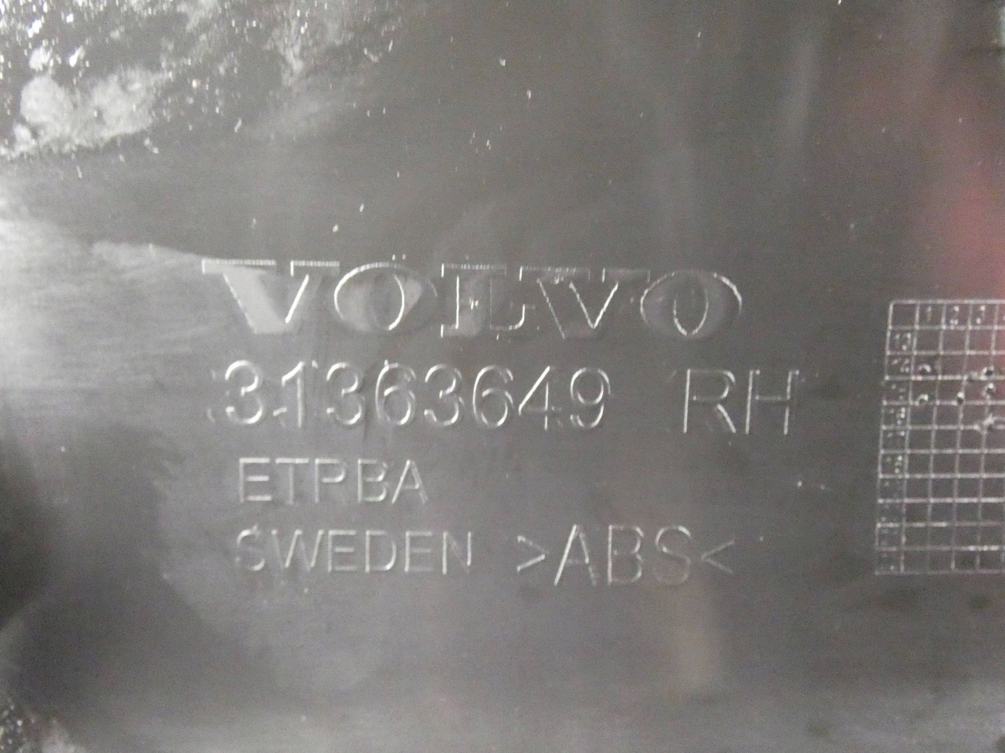 VOLVO XC90 II moulding cap of the threshold threshold right front