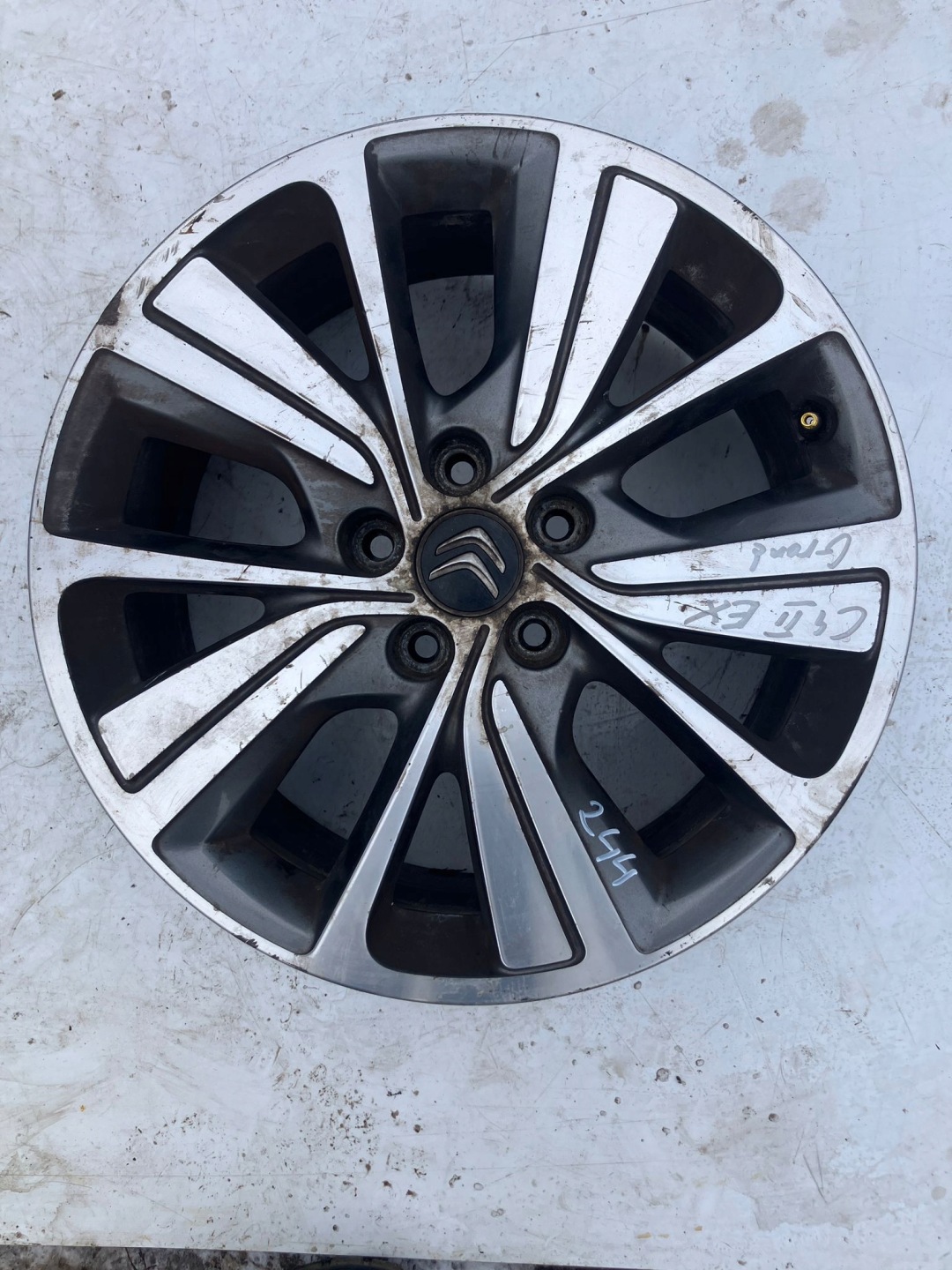 disk 17 CALI CITROEN C4 PICASSO II #244 9677090377