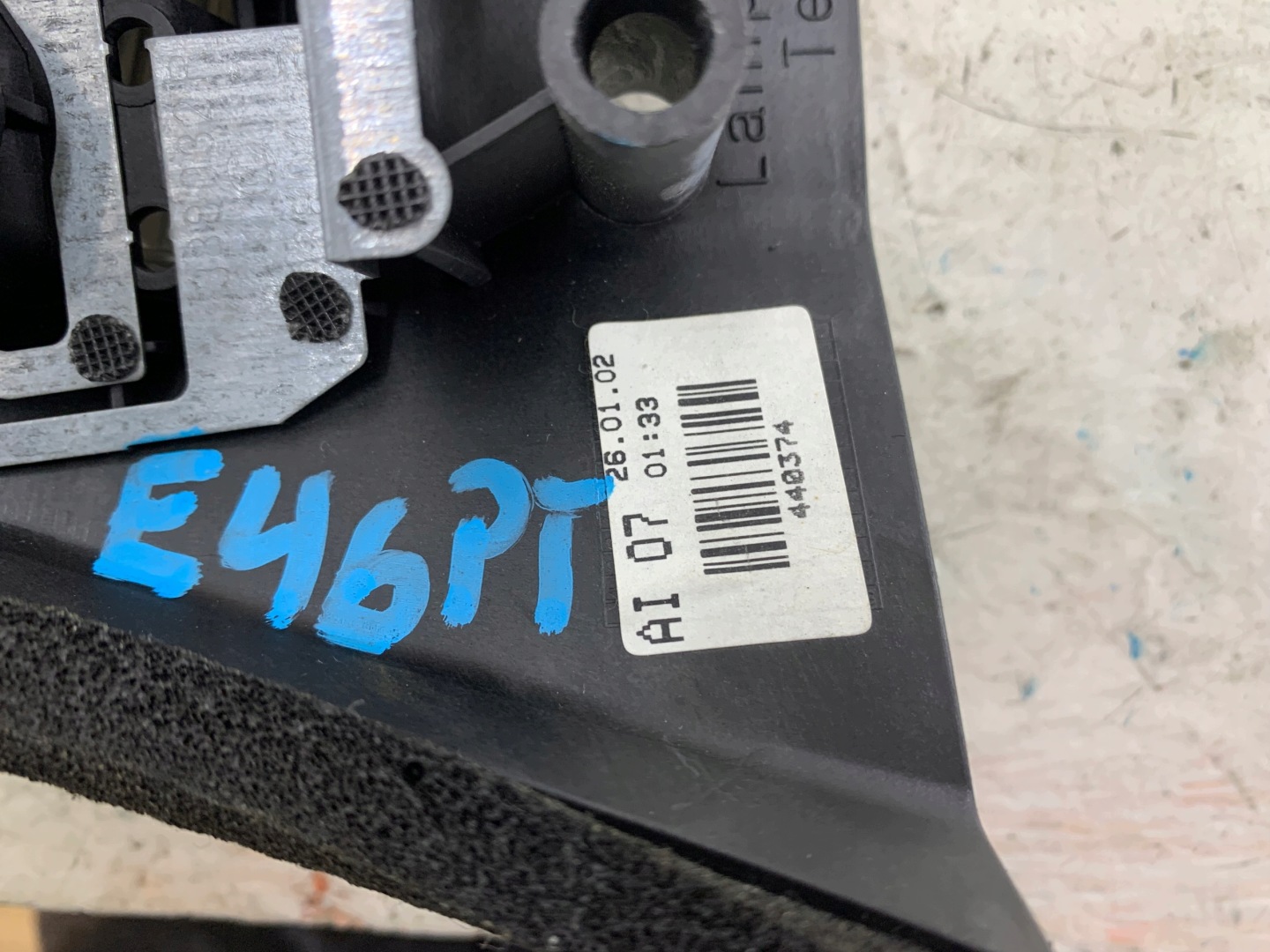BMW E46 lámpabetét jobb hátsó szedán