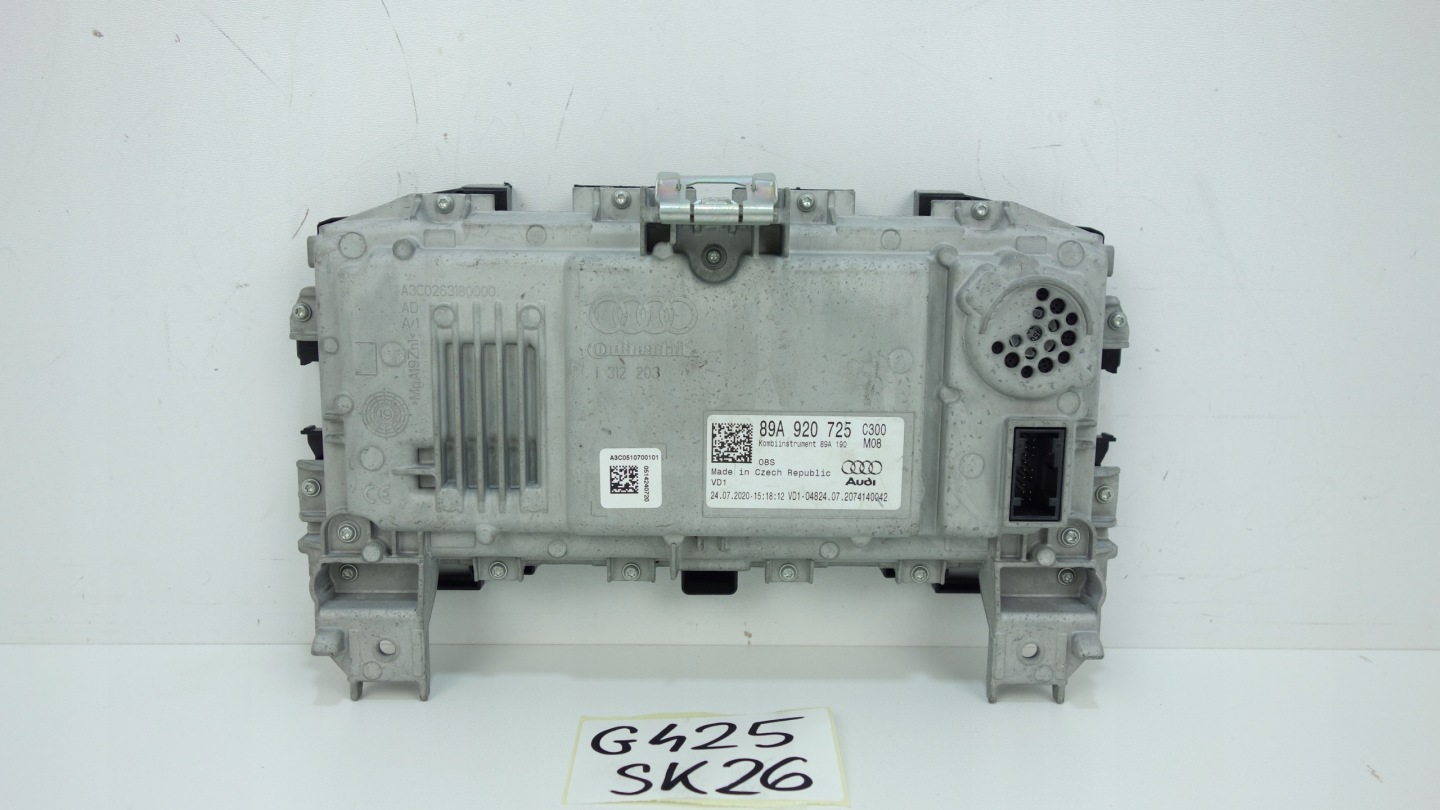 AUDI Q4 E-TRON 2021- VIRTUAL COCKPIT clock dials damaged 89A920725