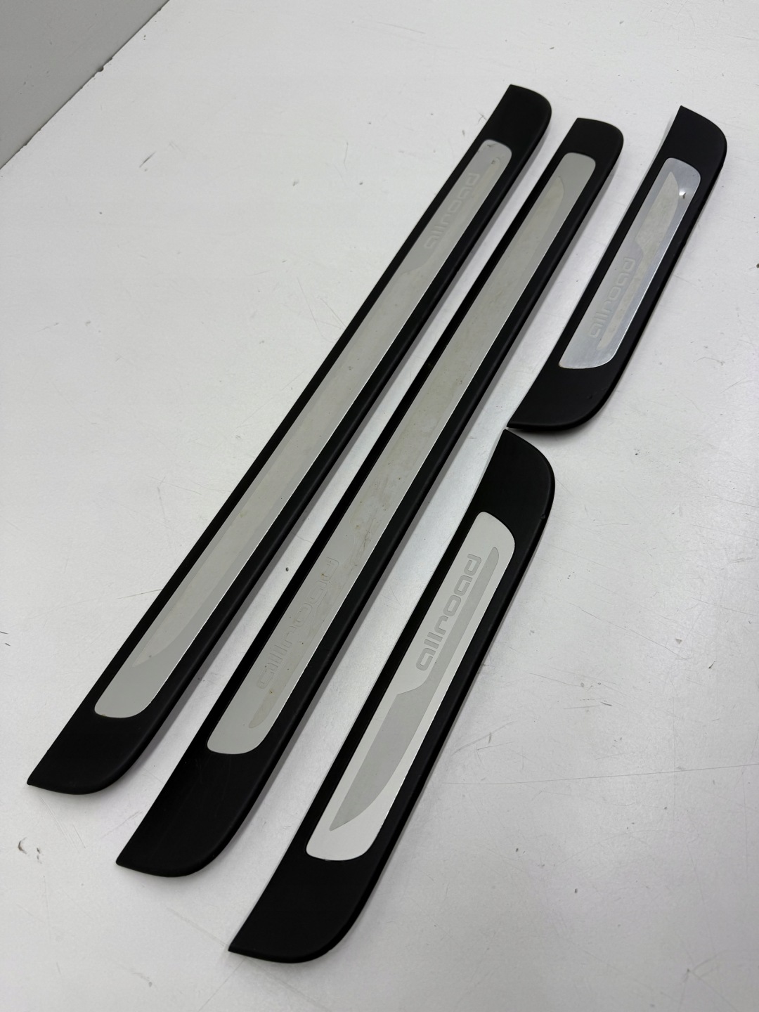 AUDI A6 C7 ALLROAD mouldings caps threshold KOMPLET