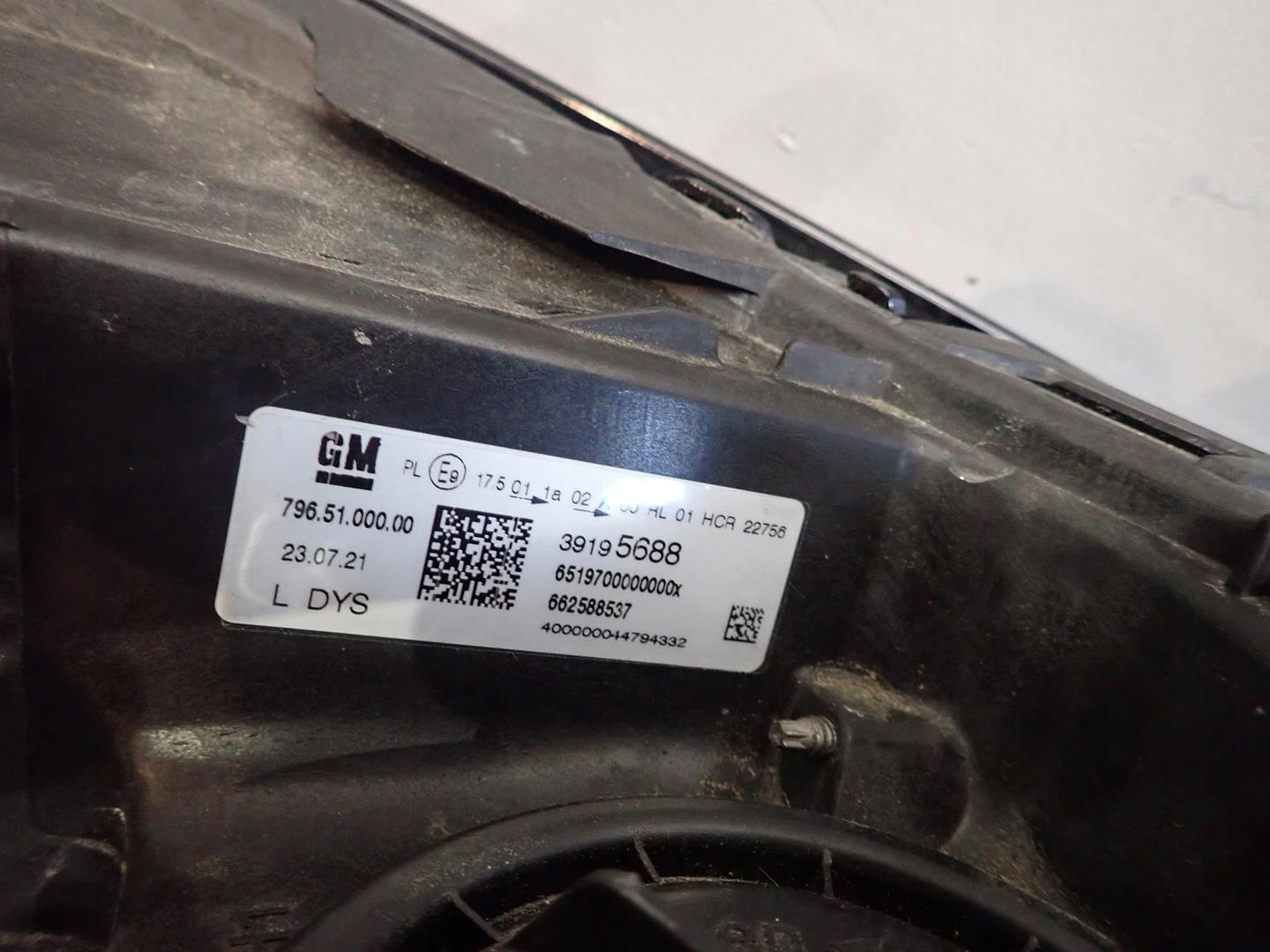 light front front left OPEL ASTRA V K LIFT 2019- FULL LED 39195688