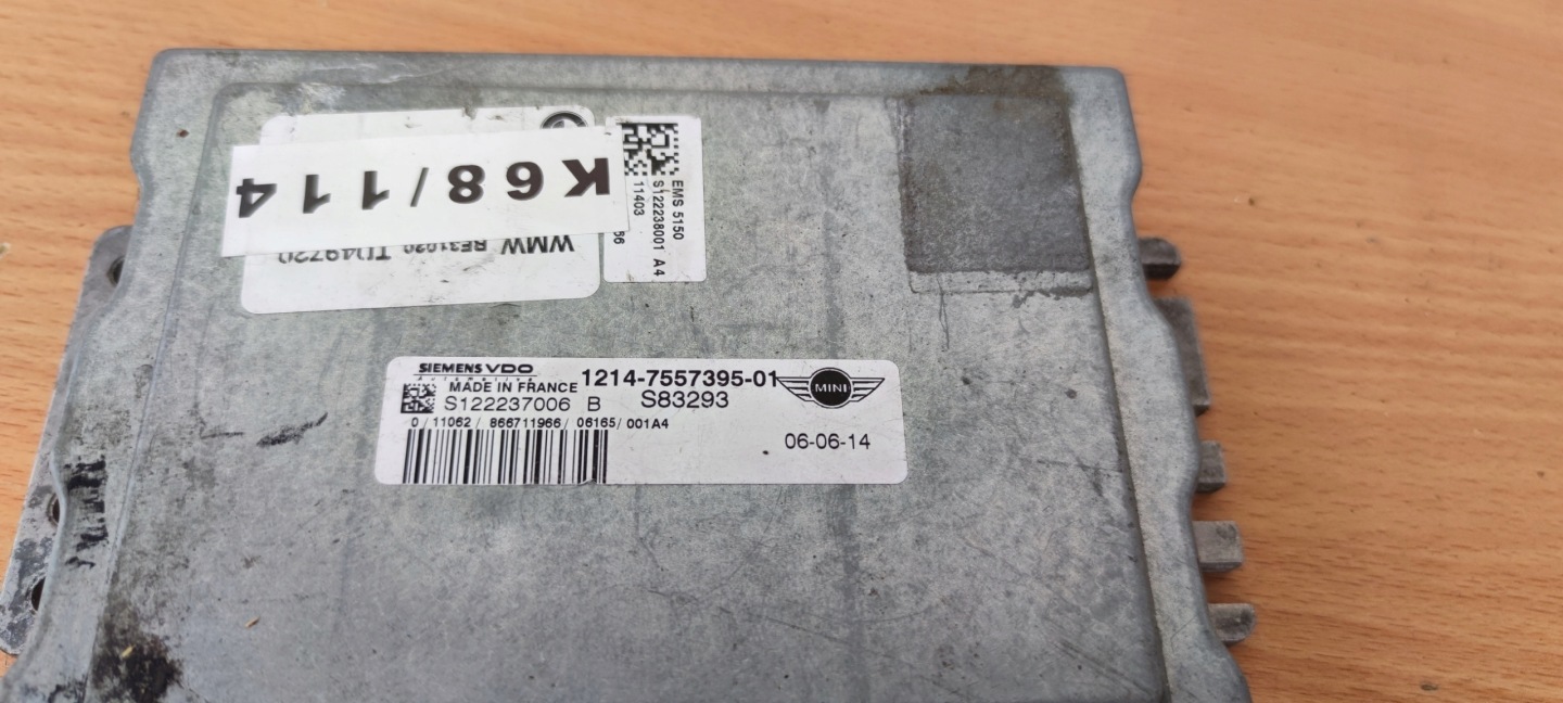 COMPUTER MOTORE CENTRALINA MINI COOPER R50 R52 1.6