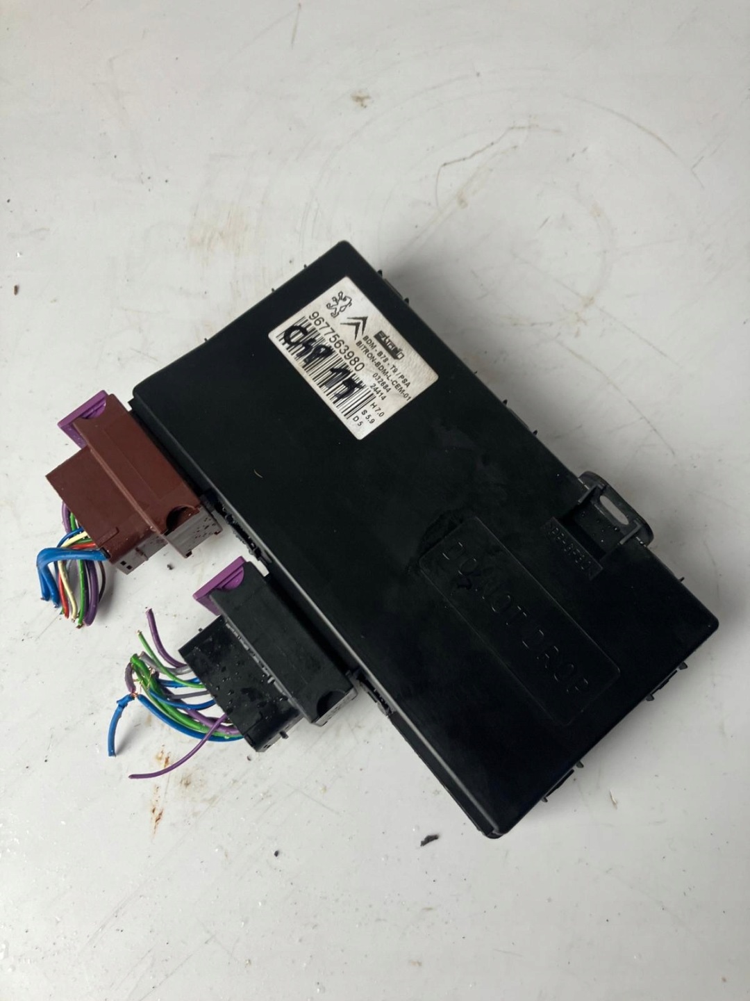 module seat left front C4 PICASSO II 9677563980