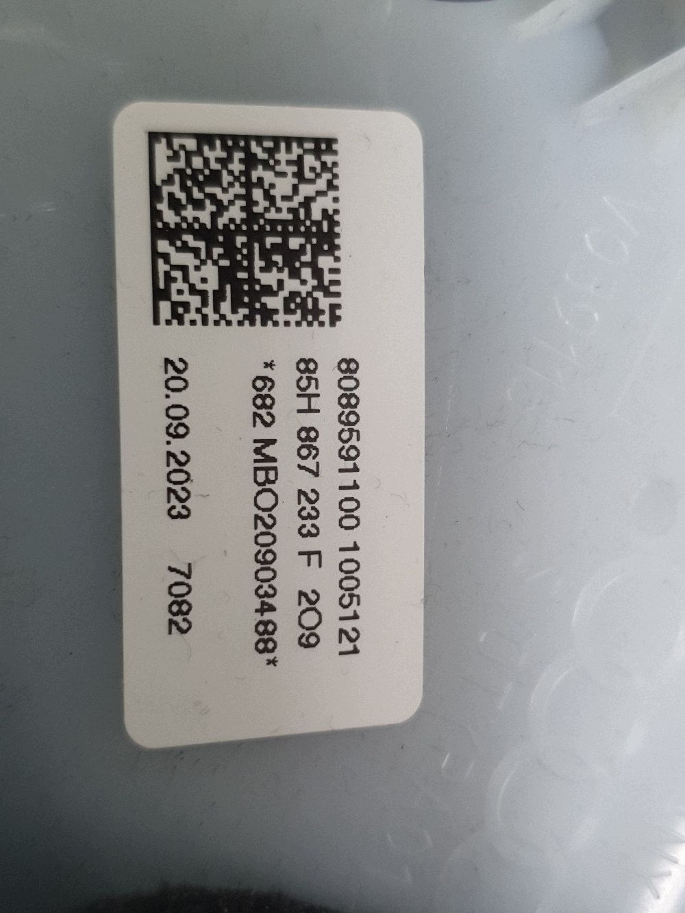 Audi SQ6 e-tron blende abdeckung säule A links 85H867233F