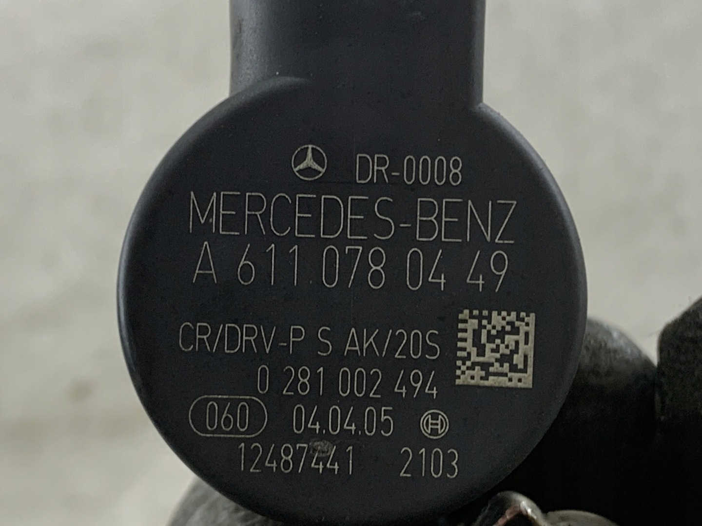 MERCEDES W169 2.0 CDI injection ramp sensor A6110780449