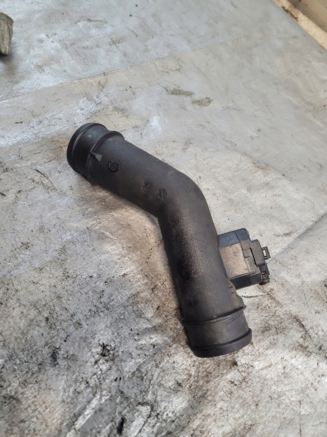 prijenos cijev interkulera OE 7M3145957C VW SHARAN 1.9TDI