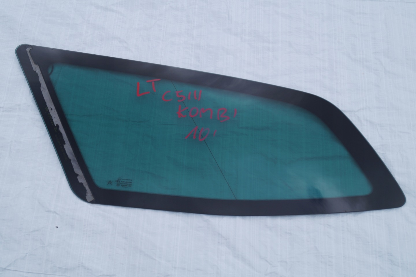 window bodywork rear part left CITROEN C5 III X7 KOMBI