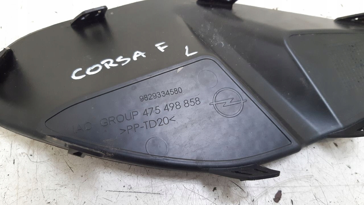 Lüftungsgitter der Stoßstange links Opel Corsa F