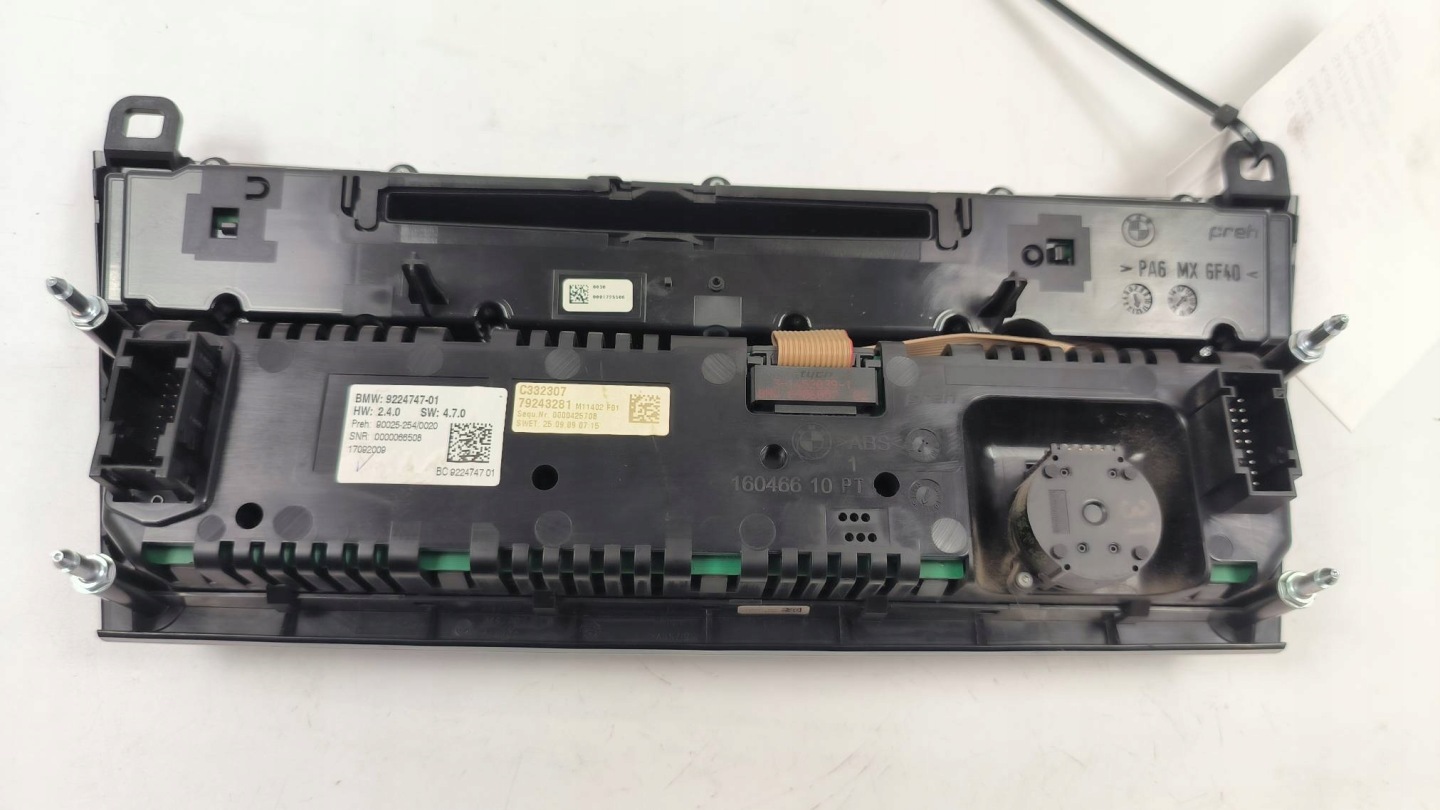 PANEL klimaanlage 9224747 BMW F01 730D