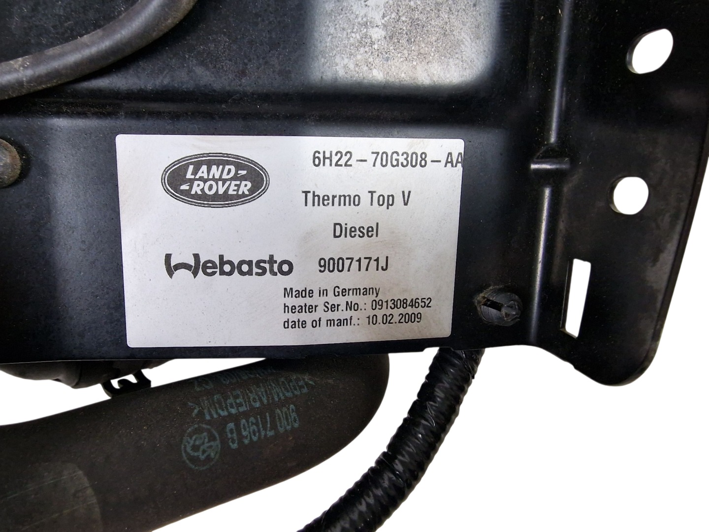 LAND RANGE ROVER SPORT WEBASTO 6H22-70G308-AA