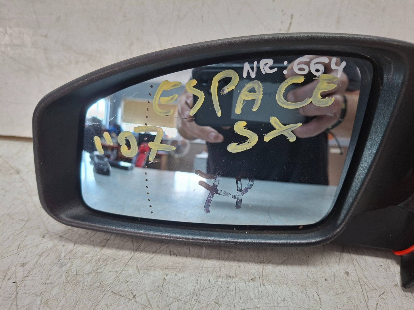 mirror left 7 vertical RENAULT ESPACE IV 2002
