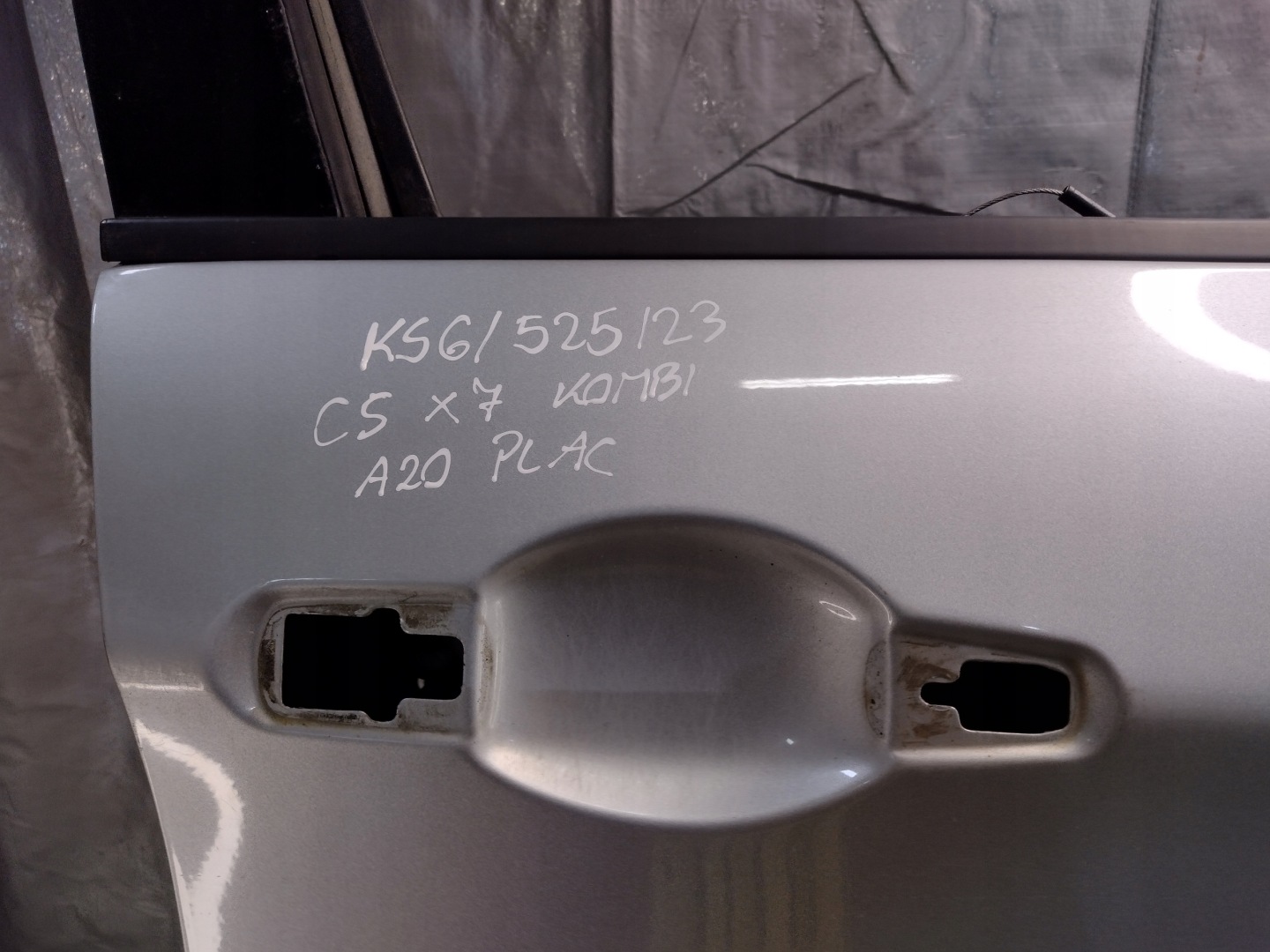 door right front Citroen C5 III 3 X7 kombi k: EZRC