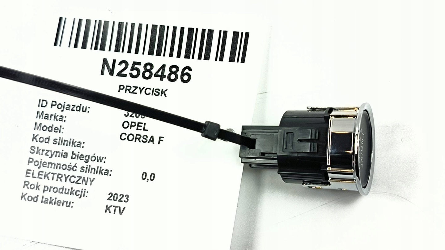 button 9827205180-00 OPEL CORSA F
