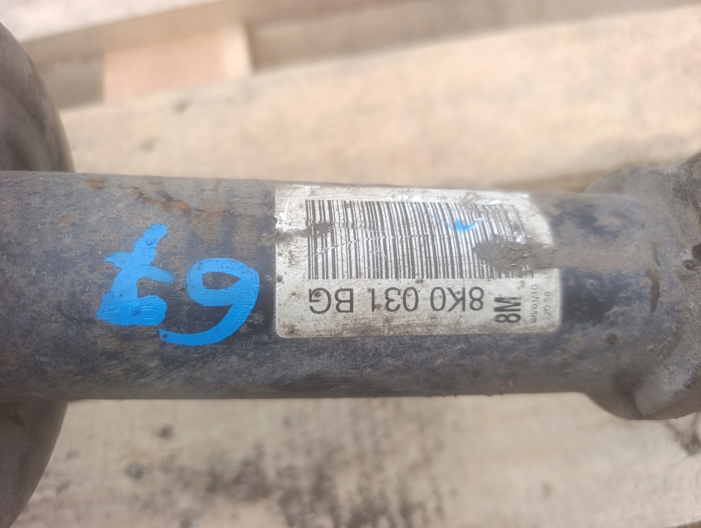MACPHERSON shock absorber front front left AUDI A4 B8 8K0031BG