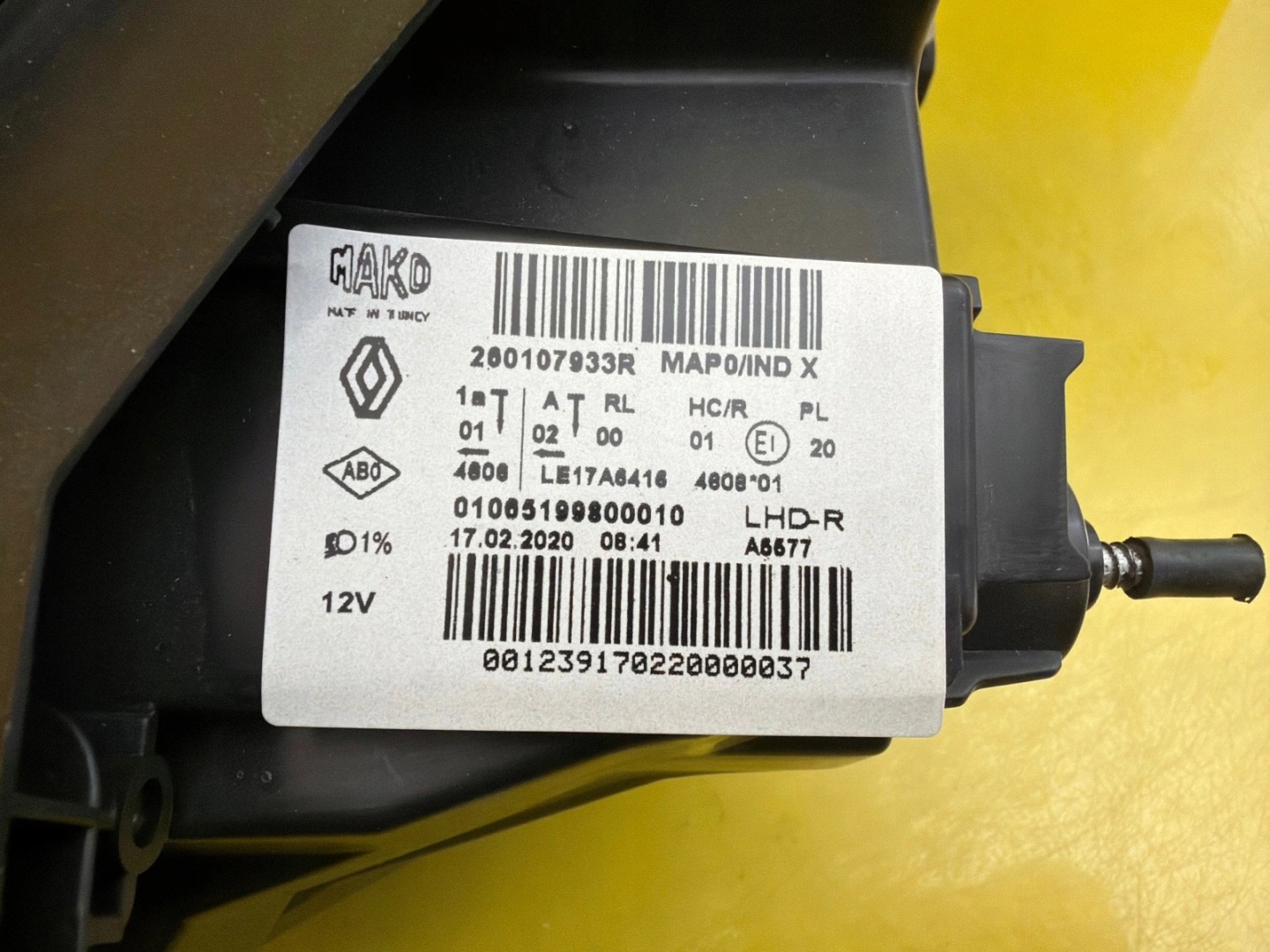 light right Renault Clio V 5 Full Led 260107933R