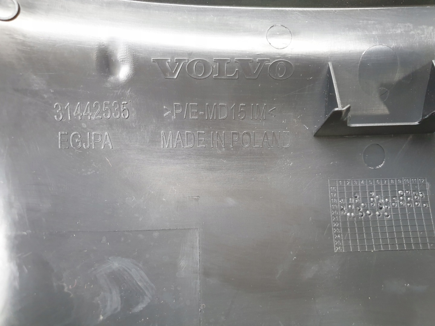 cover instrument panel frame VOLVO XC40 31442535 OE ANGLIK UK