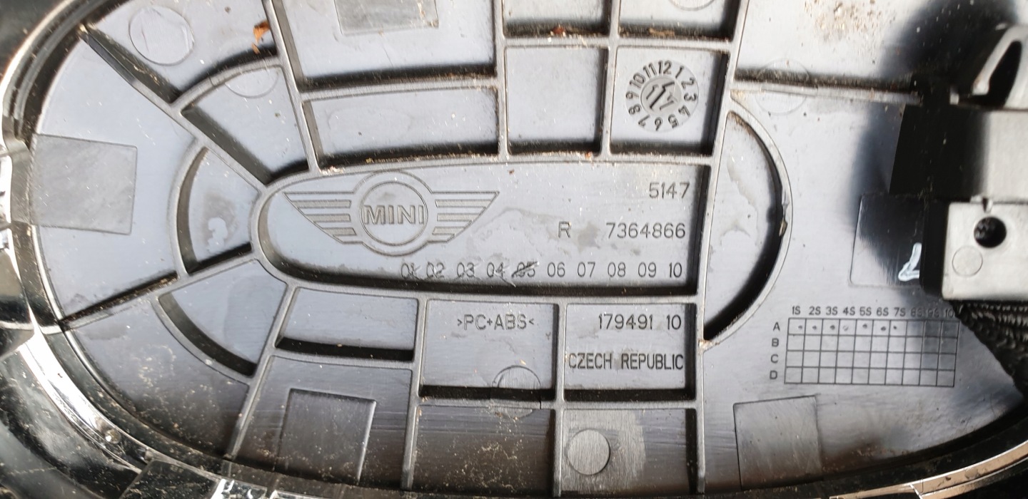 kryt obal zadního stěny BMW MINI COOPER F57