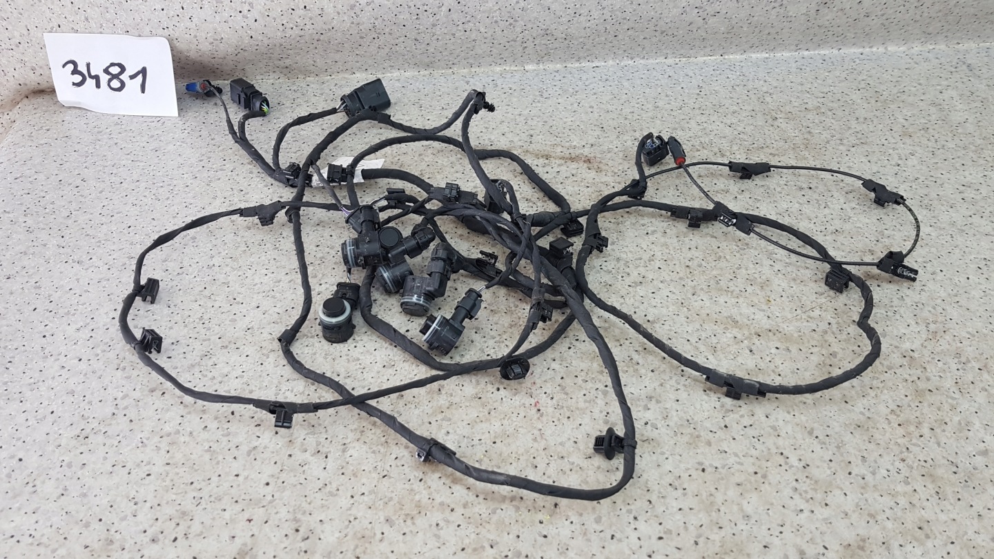 PORSCHE CAYENNE 9Y0972155 bundle wiring of a bumper PDC front 3481
