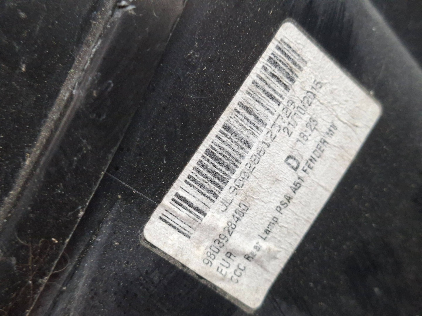 light rear right 9803928480 CITROEN C3 II LIFT 2013