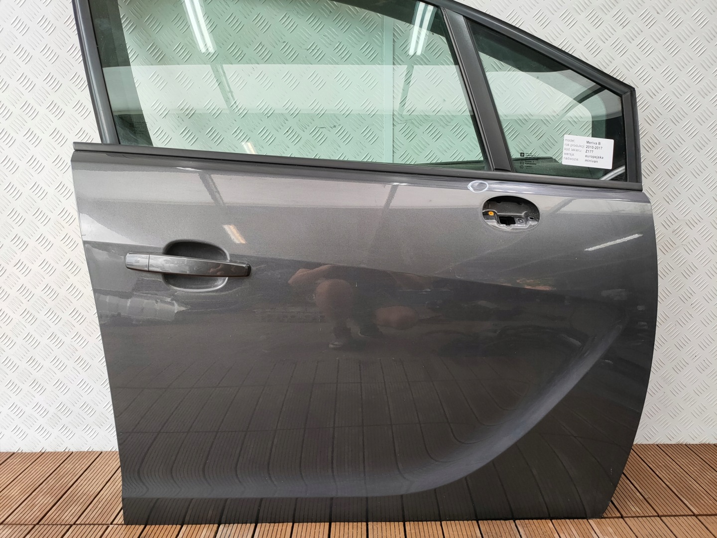OPEL MERIVA B 10-17 door front right front colour Z177 original