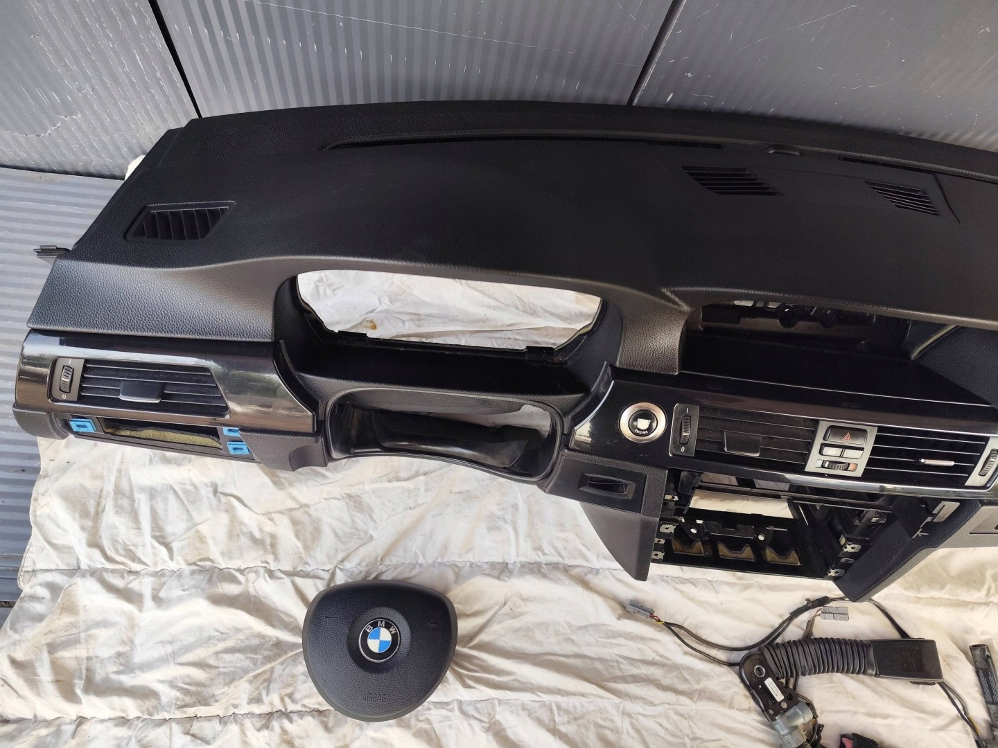 BMW E93 Konsole AIRBAG Gurten KOMPLET DEMONTAZ