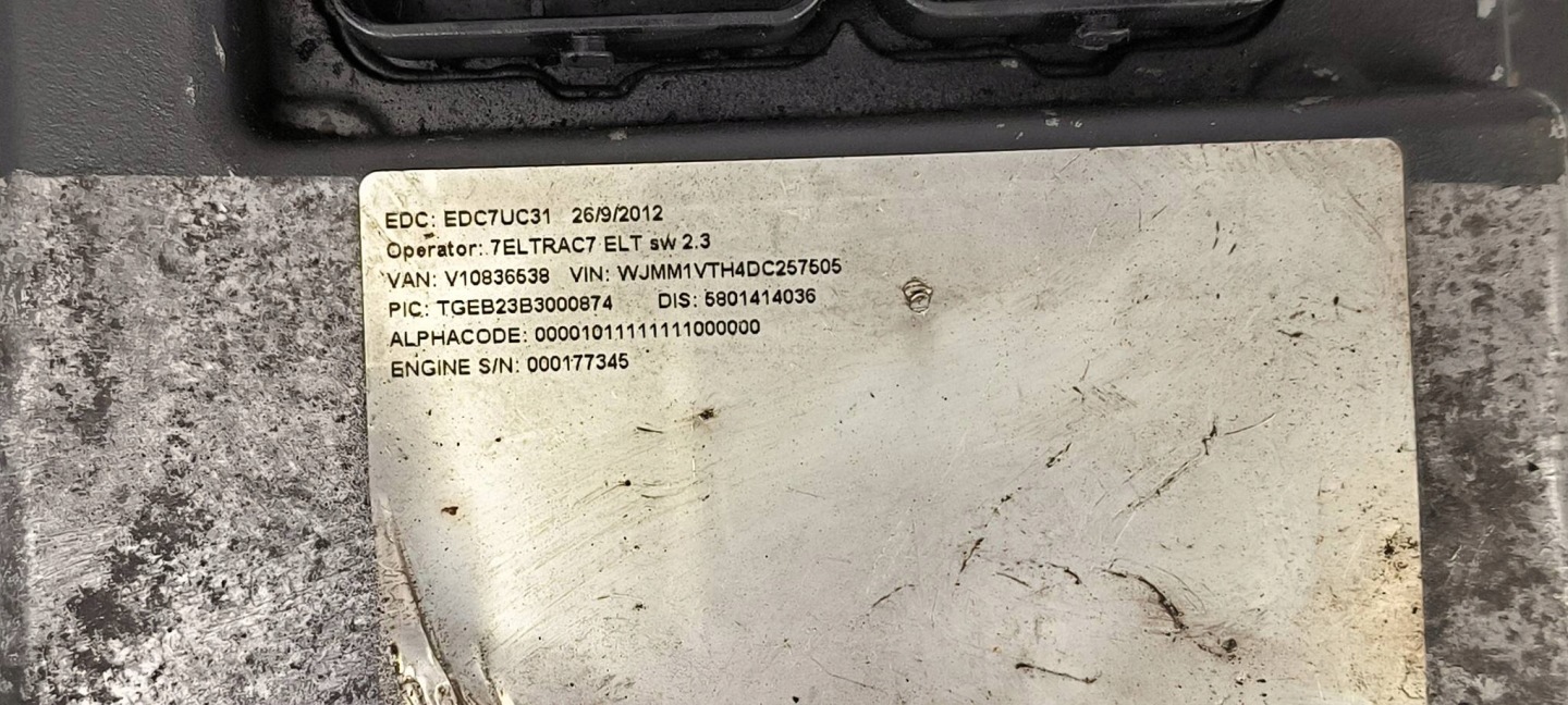 control unit EDC7UC31 IVECO STRALIS