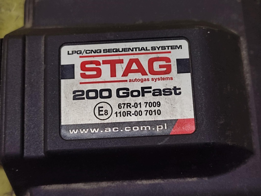 VW GOLF control unit gas STAG 200 GOFAST