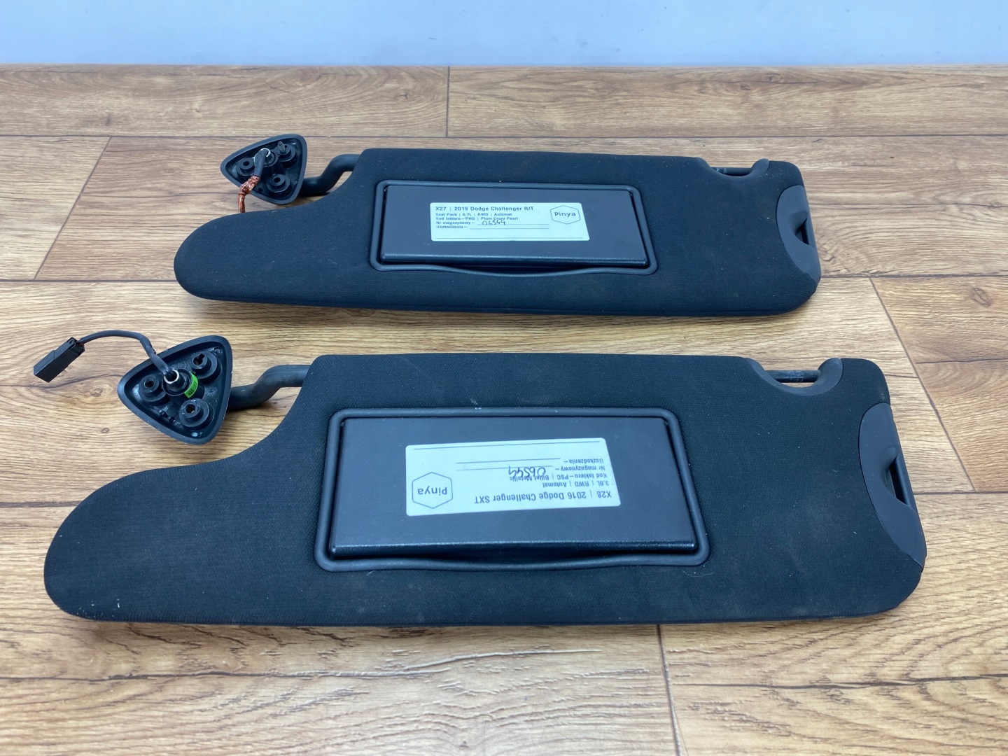 visor cover sun visor Dodge Challenger 2015+