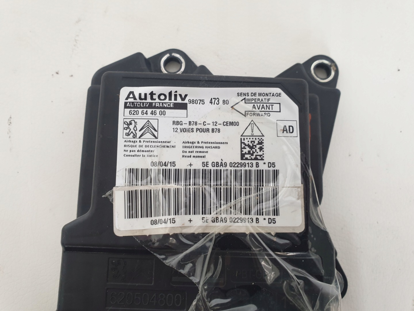 CITROEN C4 GRAND PICASSO II 13-16 modulo Centralina SENSOR airbag AIR BAG