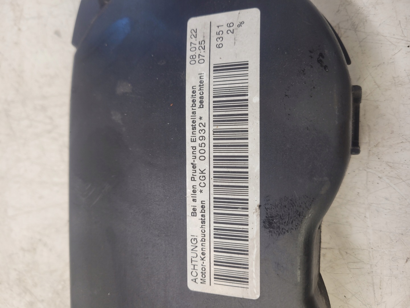 Couvercle carter distribution AUDI A4 A5 A6 A7 3.0 059109123AD