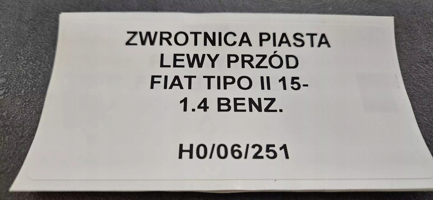 otoč čepu levý předek FIAT TIPO II 15- 1.4B