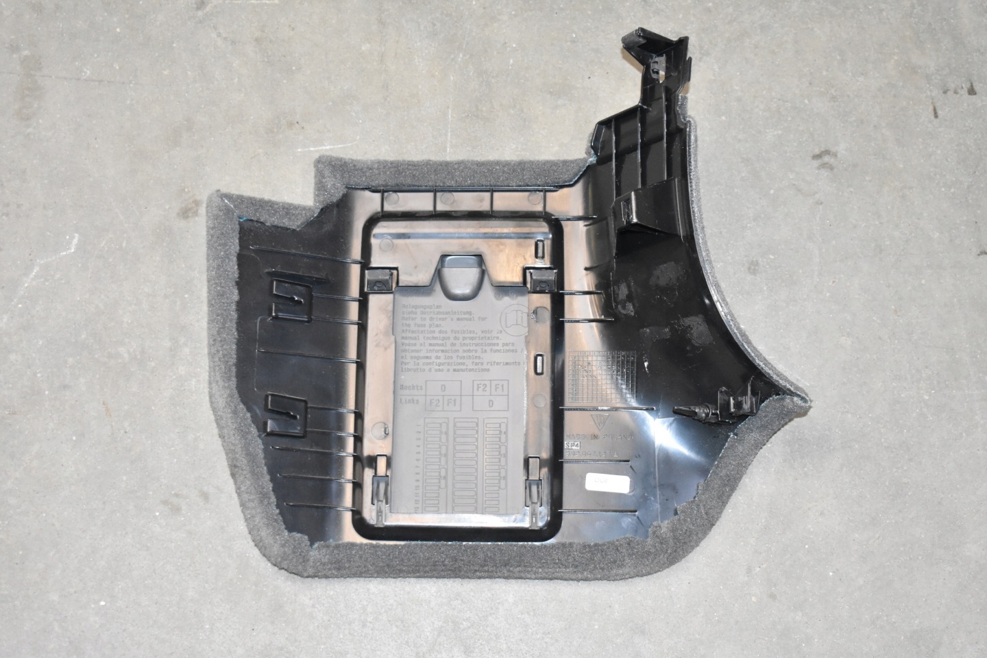 IDEALNA cover side upholstery left grey PORSCHE 992 1