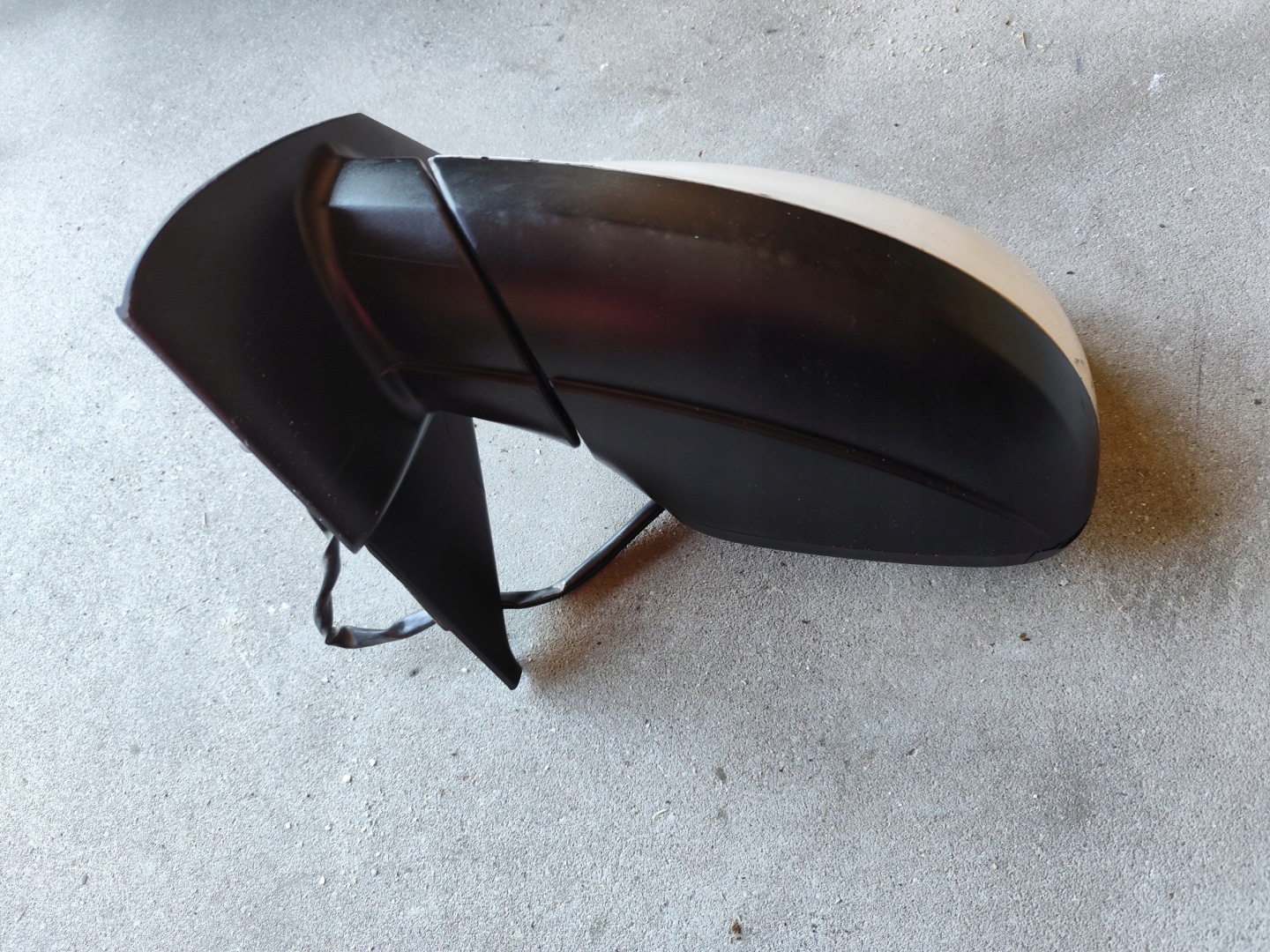 mirror VW T5 LIFT left driver´s 5 pin biale
