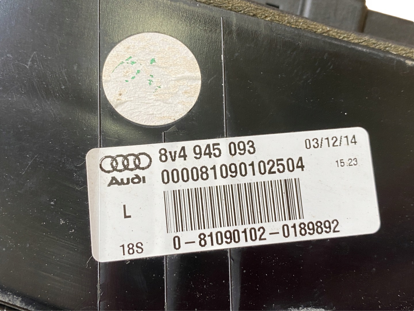 AUDI A3 8V SPORTBACK light left rear part 8V4945093