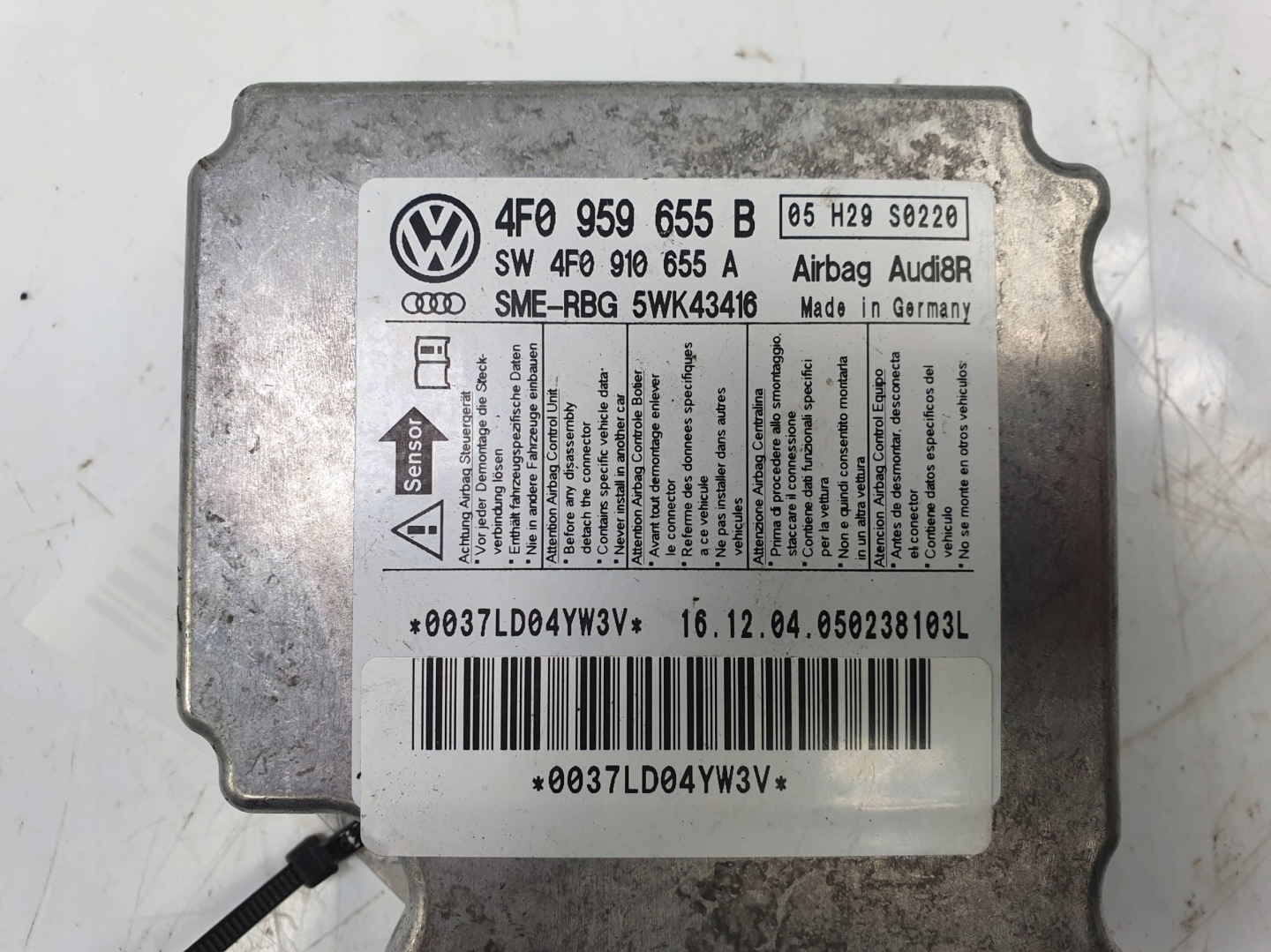 SENSOR airbag airbag 4F0959655B AUDI A6 C6