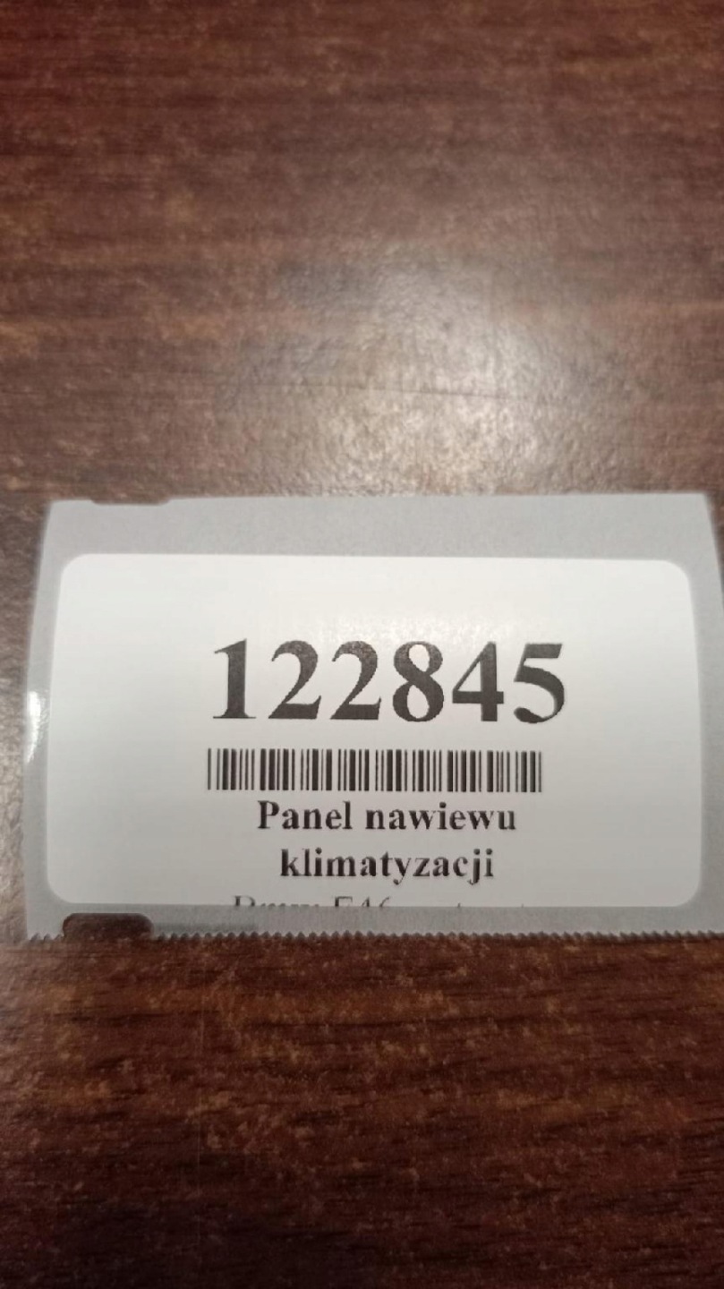 BMW E46 PANEL klími klimatizaci 64116931601