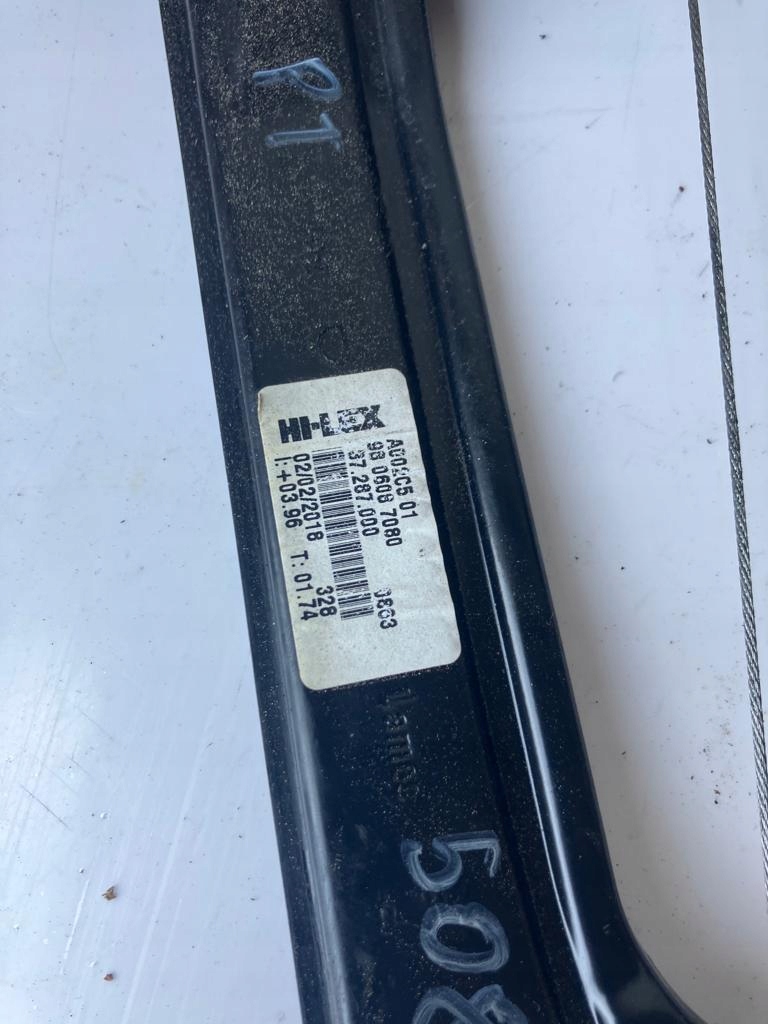 window regulator right rear part PEUGEOT 508 9806085380