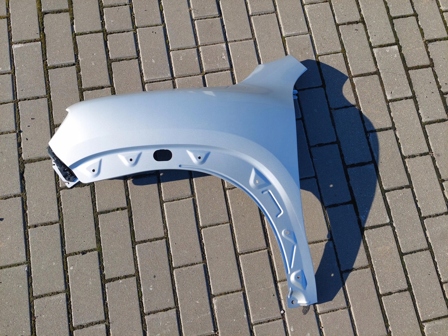 fender SREBRNY front front left + support DACIA SPRING