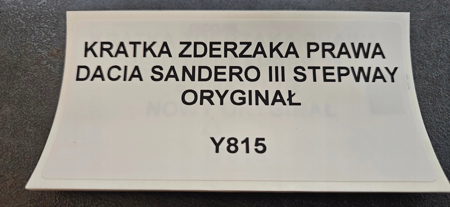 mřížka nárazníku pravá DACIA SANDERO III STEPWAY