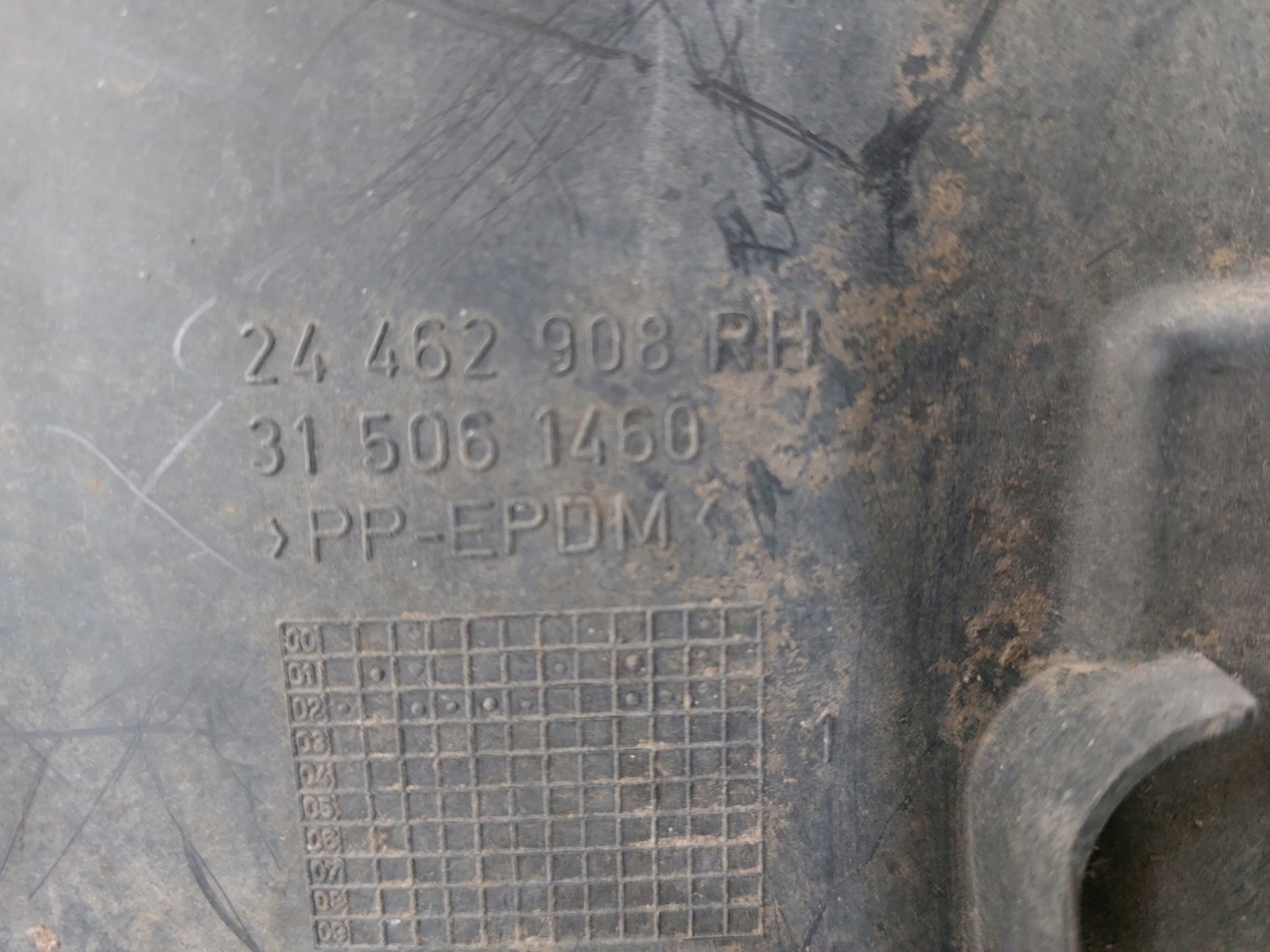 mudguard right front OPEL VECTRA C